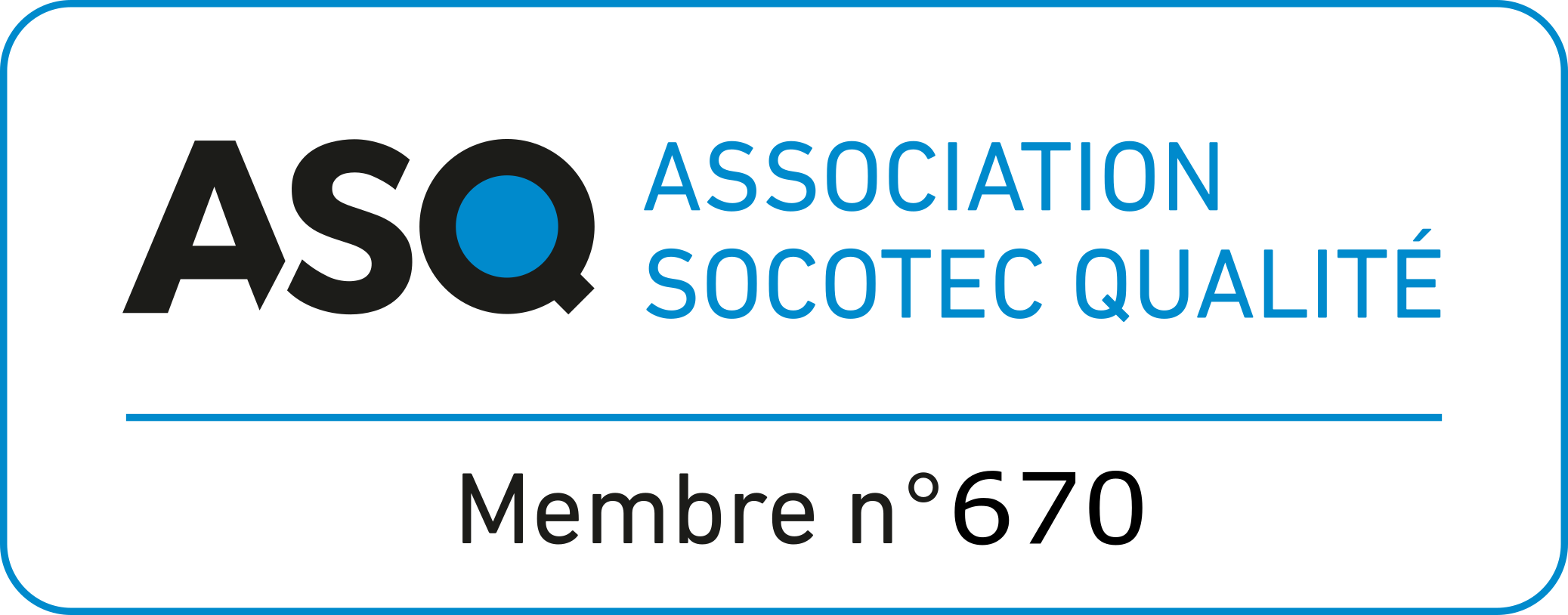 Association Socotec qualité - membre 670
